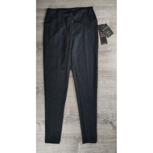 Zac & Rachel Women's Pull On Stretch Pants Black &‎ Gray Small NWT